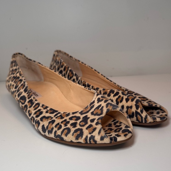 Vintage Paul Green Leopard Open Toe Shoes - Picture 2 of 8